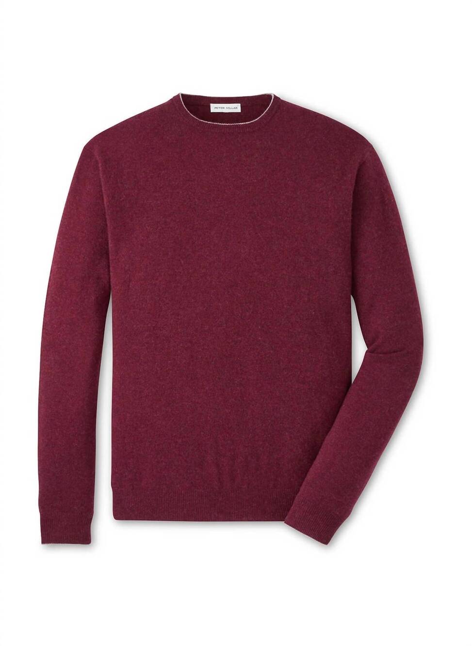 NEW PETER MILLAR men's crown crash crew sweater in autumn foliage